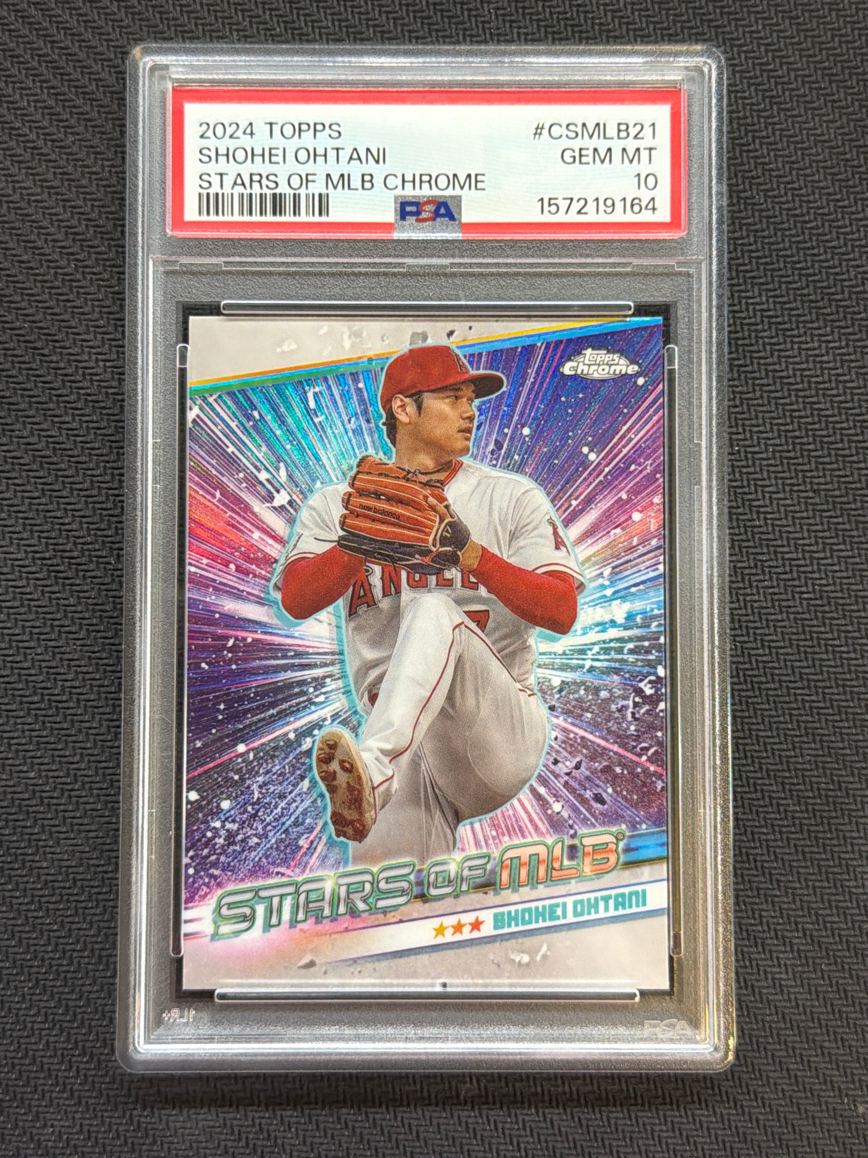 2024 Topps Shohei Ohtani Stars Of MLB Chrome PSA 10 164