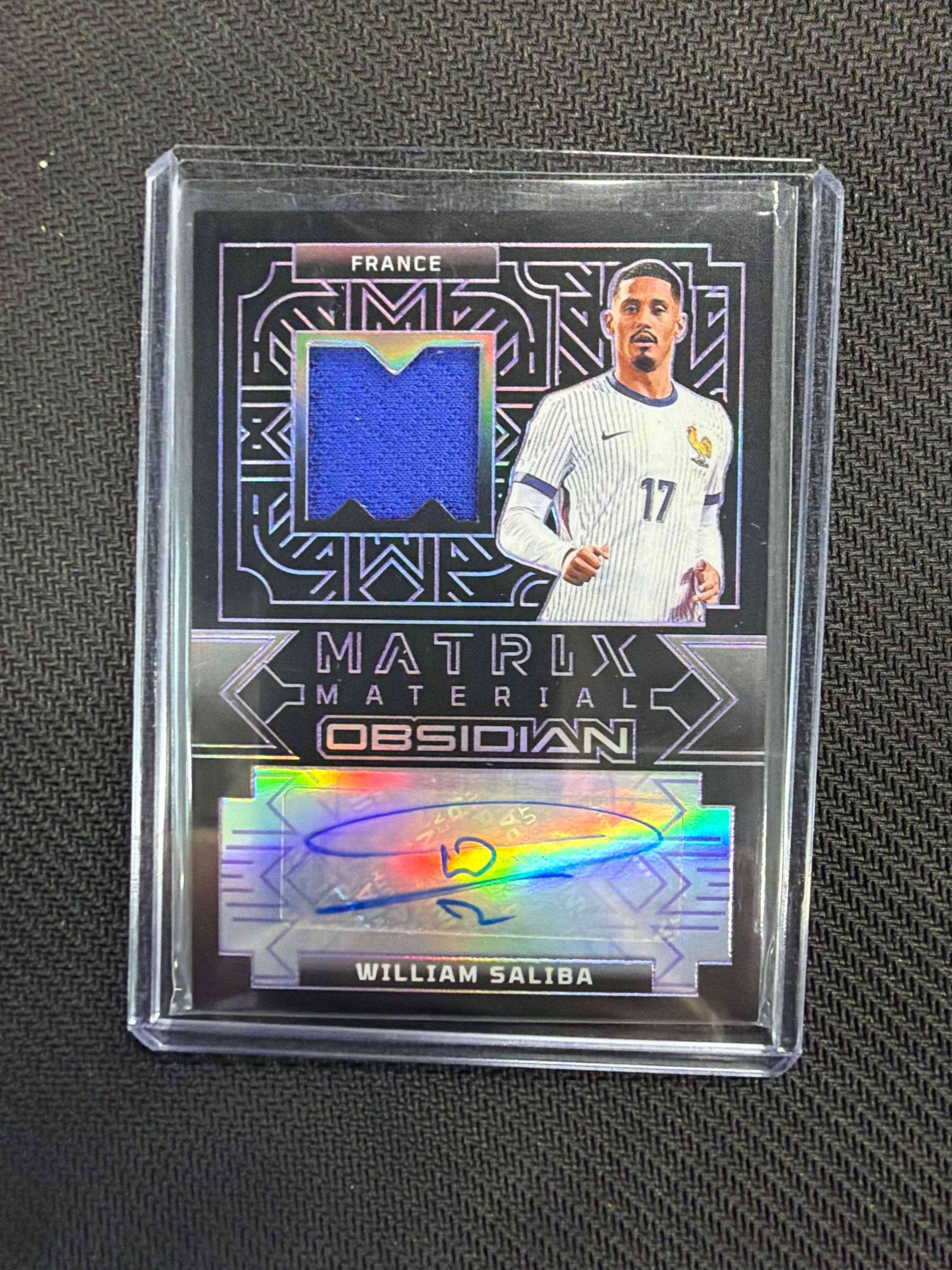 2024-25 Obsidian William Saliba Patch Auto /50 France