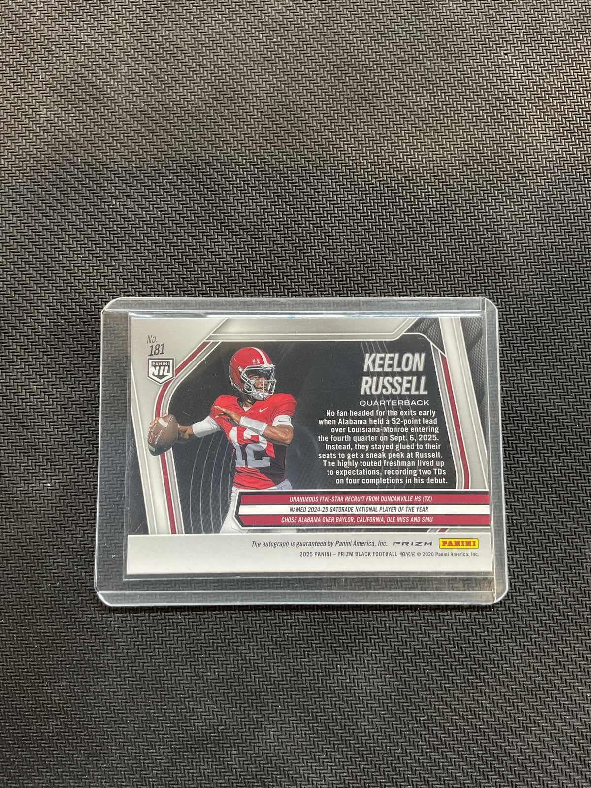 2025 Prizm Black Keelon Russell Silver Auto Alabama