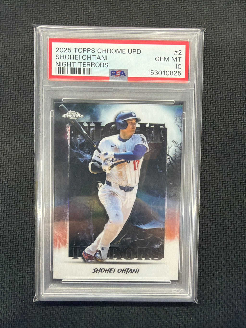 2025 Topps Chrome Update Shohei Ohtani Night Terroers #2 PSA 10 Dodgers