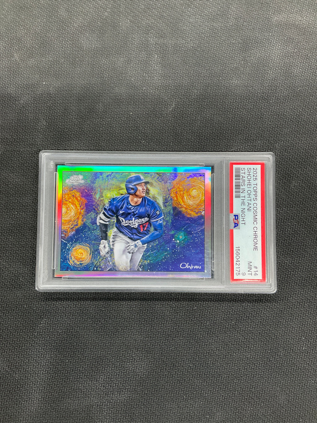 2025 Topps Chrome Cosmic Shohei Ohtani Stars In The NIght PSA 9 Dodgers
