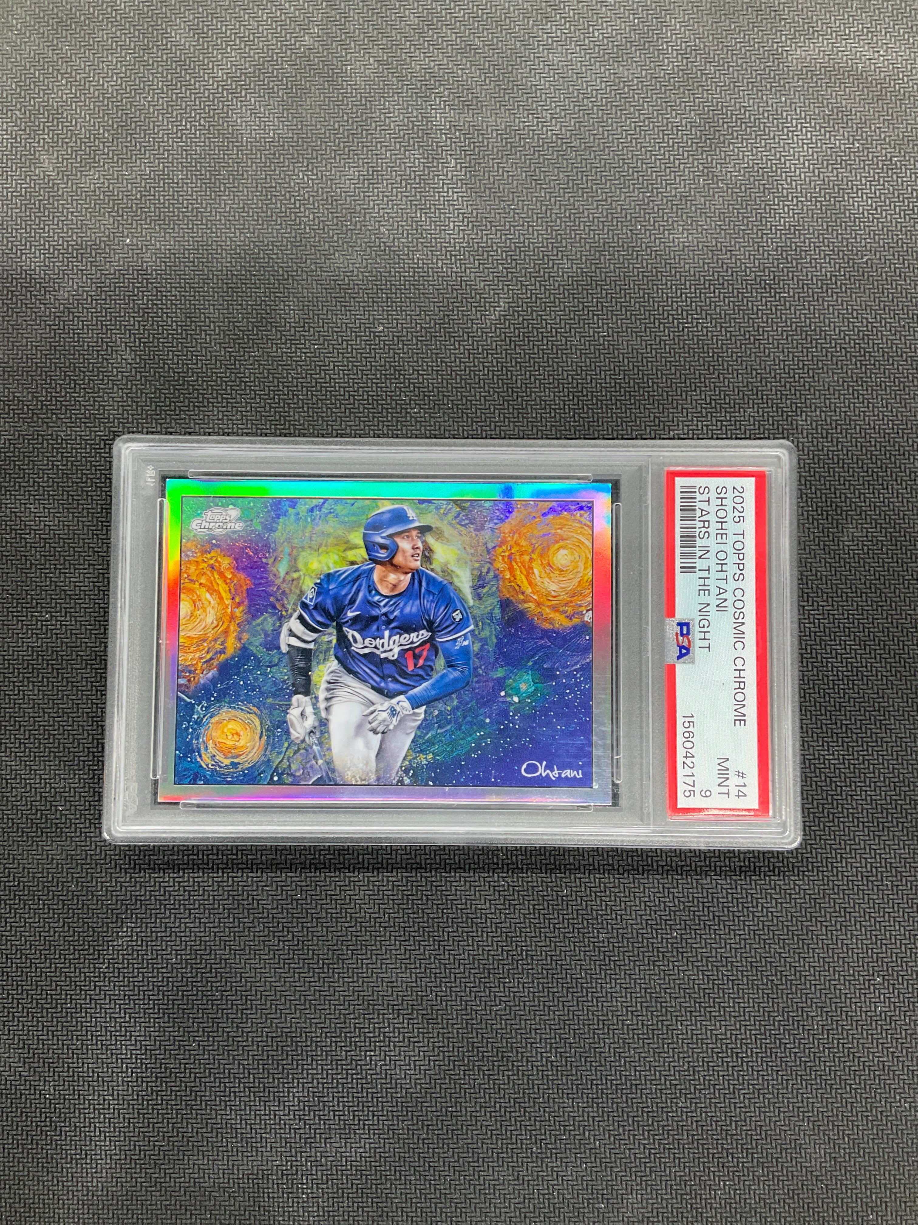 2025 Topps Chrome Cosmic Shohei Ohtani Stars In The NIght PSA 9 Dodgers