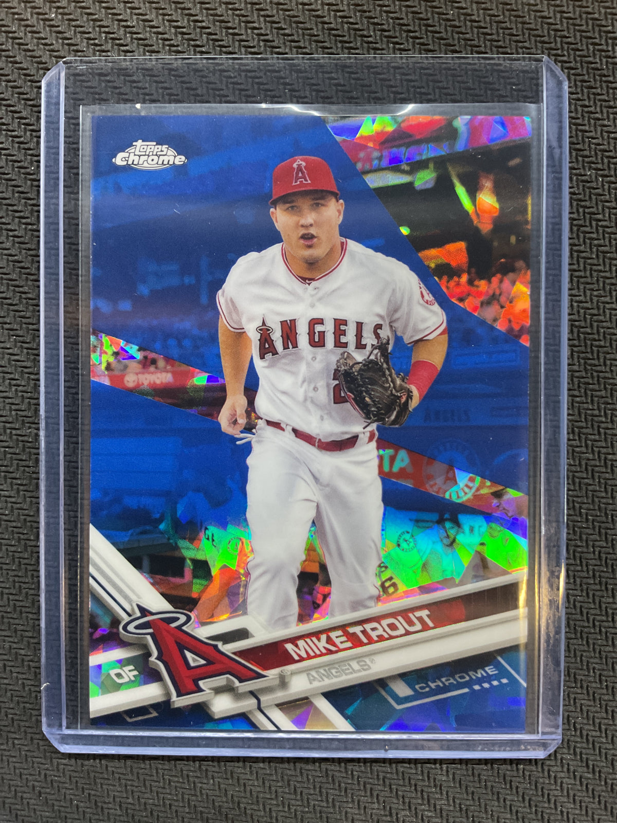 2017 Topps Chrome Sapphire Mike Trout Angels