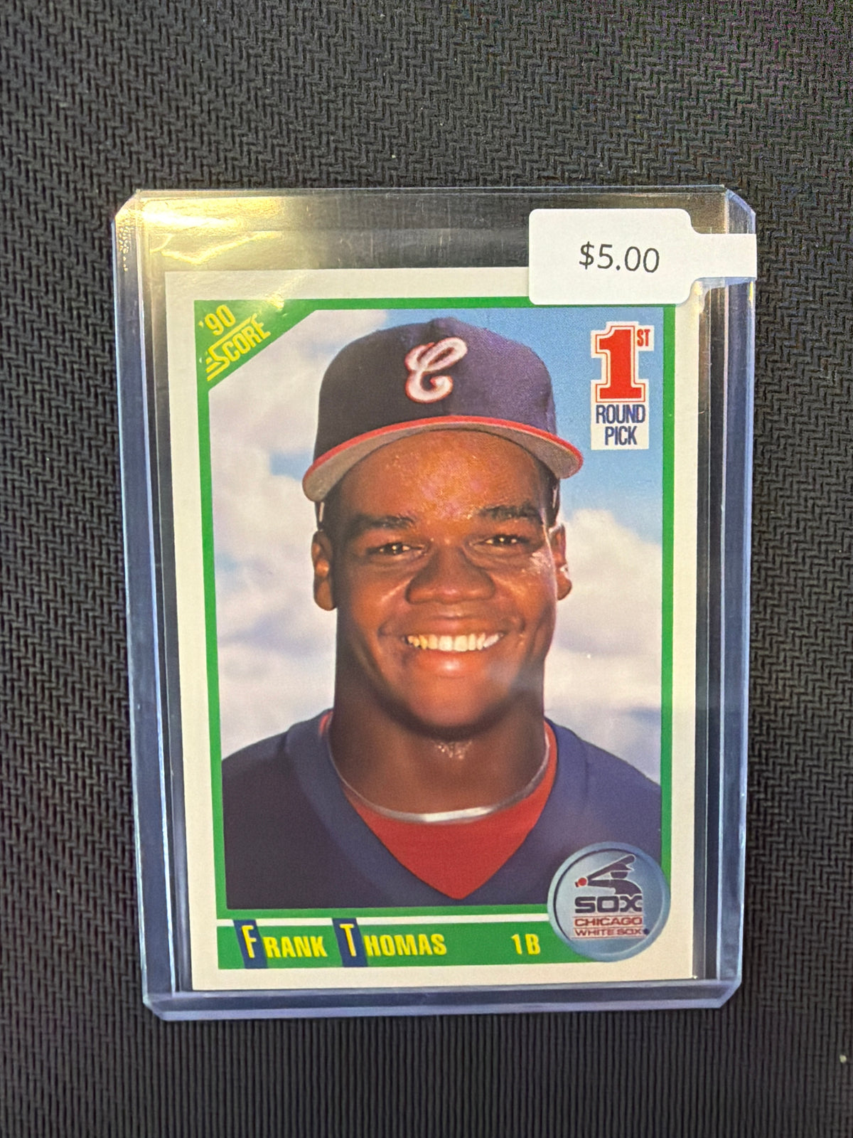1990 Score Frank Thomas Rookie 1st Round Pick Auburn