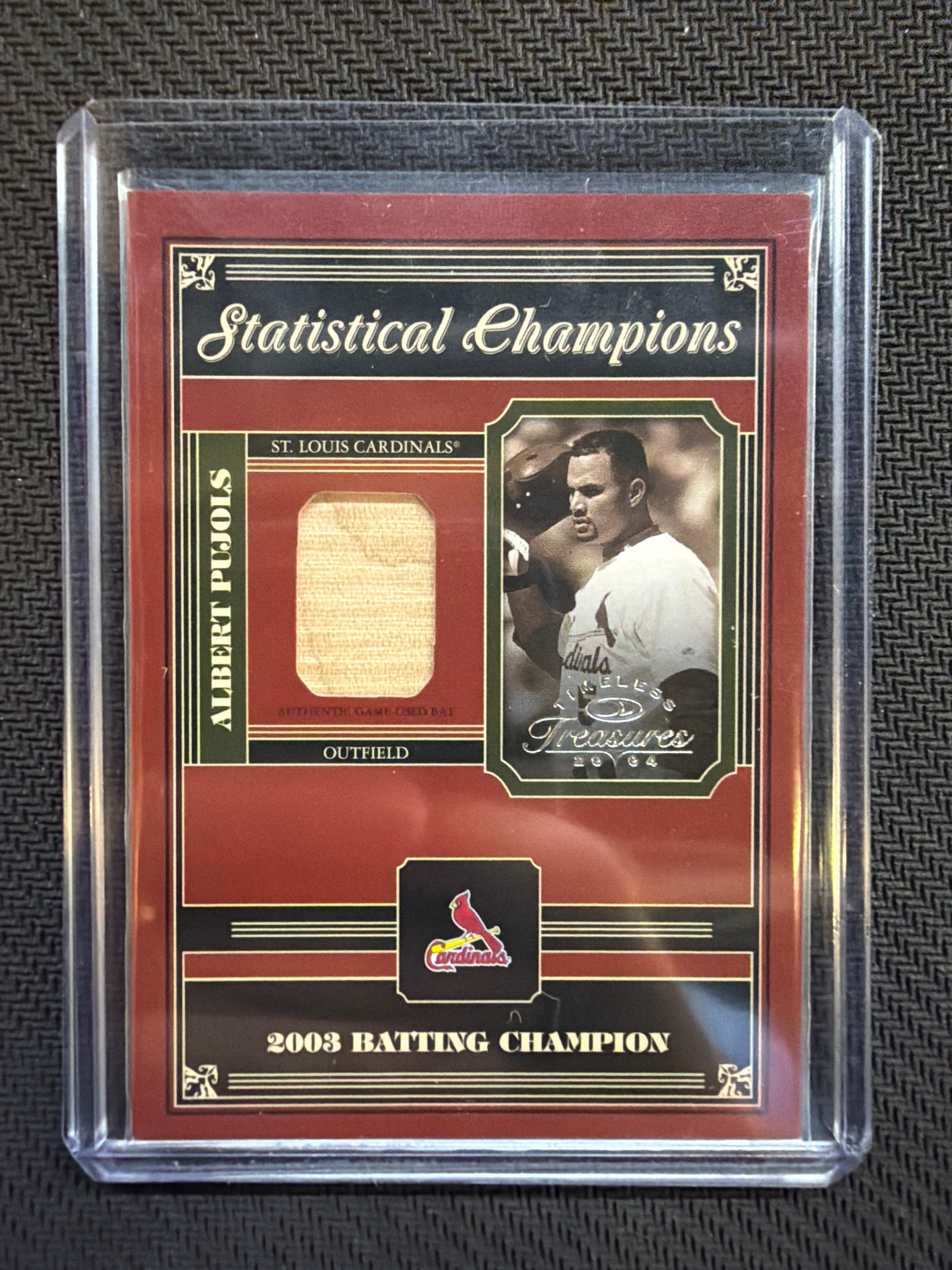 2004 Timeless Treasures Statistical Champions Albert Pujols #SC-72 /100 Cardinals