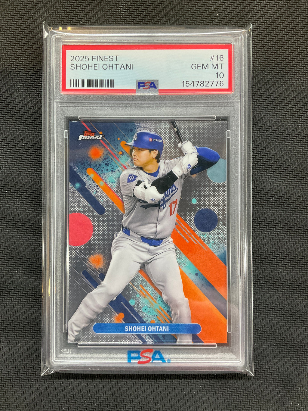 2025 Topps Finest Shohei Ohtani #16 PSA 10 776 Dodgers