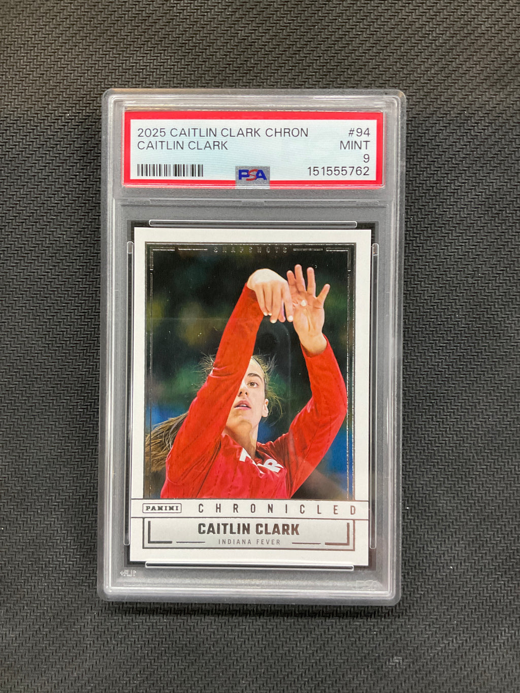 2025 Panini Caitlin Clark Chronicles Snaphots #94 PSA 9 762