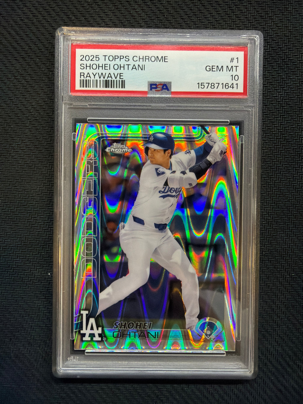 2025 Topps Chrome Shohei Ohtani Raywave PSA 10