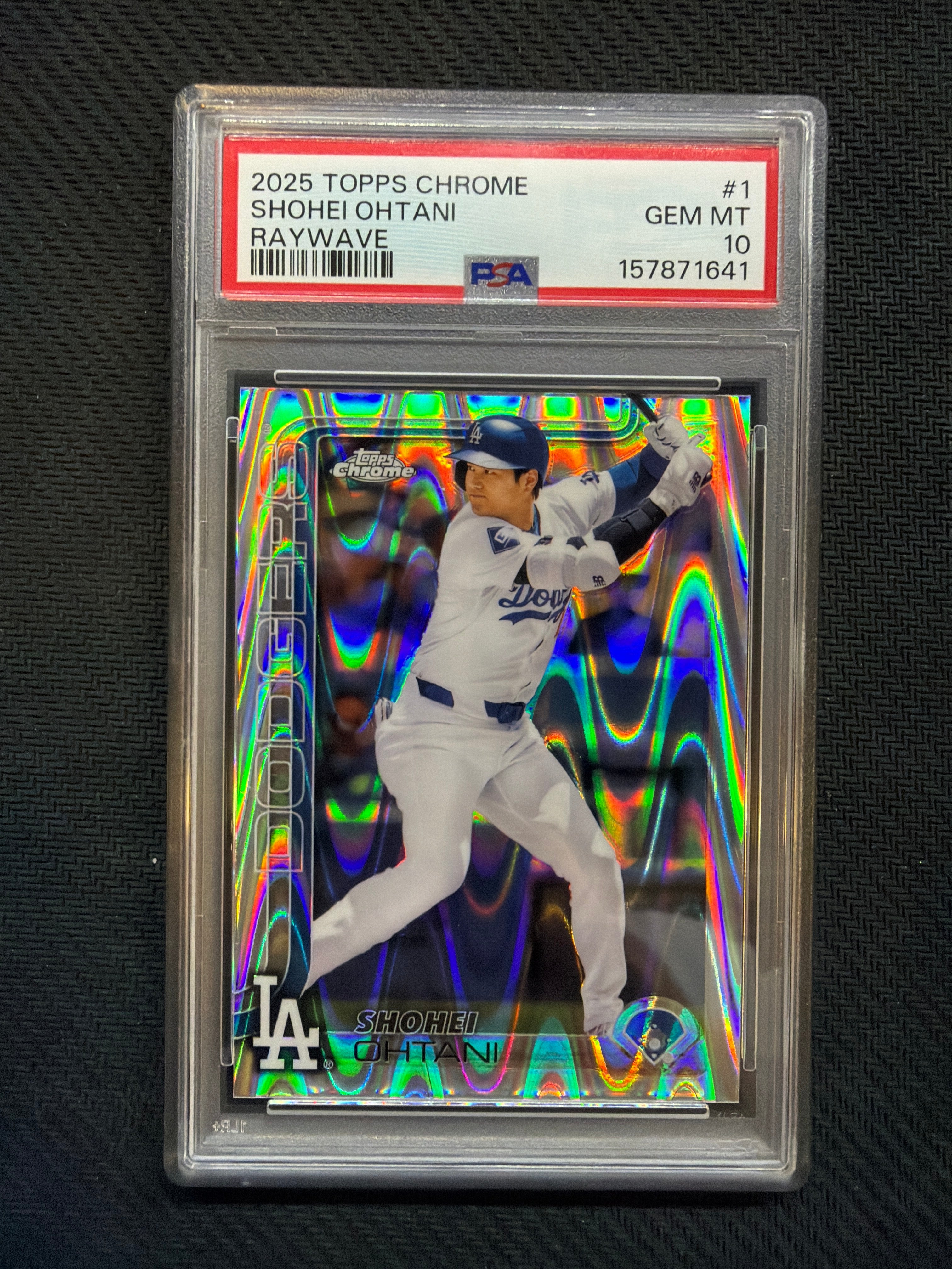 2025 Topps Chrome Shohei Ohtani Raywave PSA 10