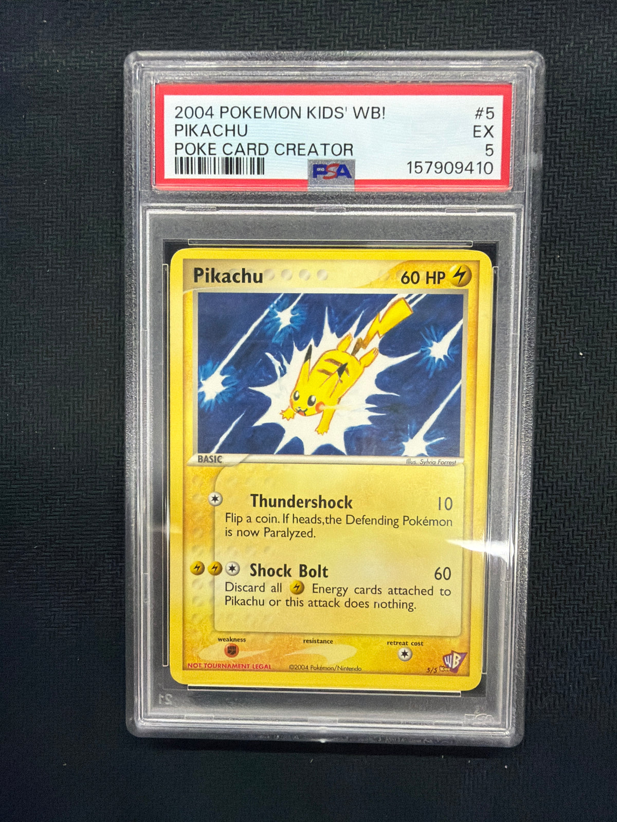 2004 Pikachu 5 Poke Card Creator PSA 5