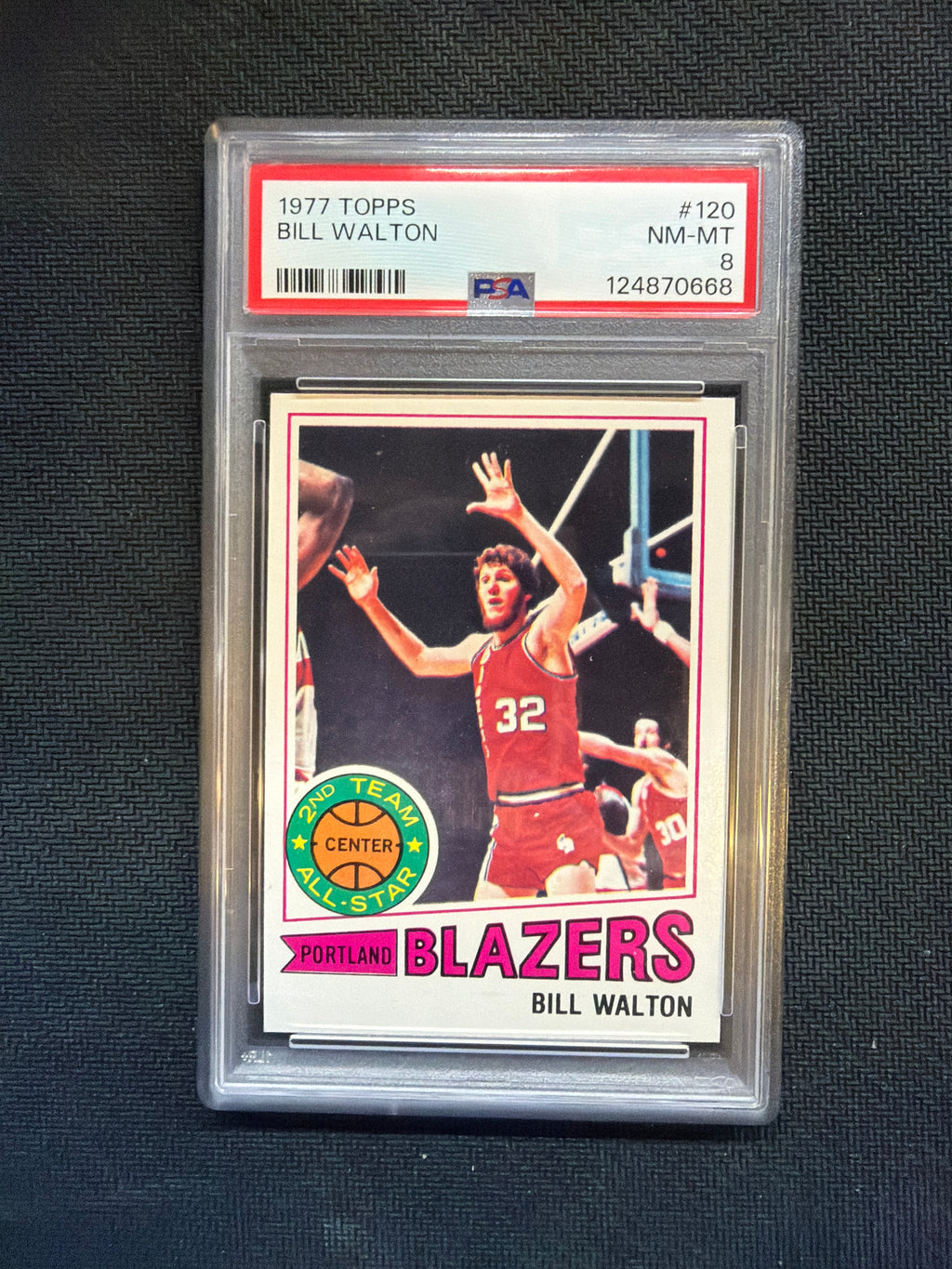 1977 Topps Bill Walton #120 PSA 8 Blazers