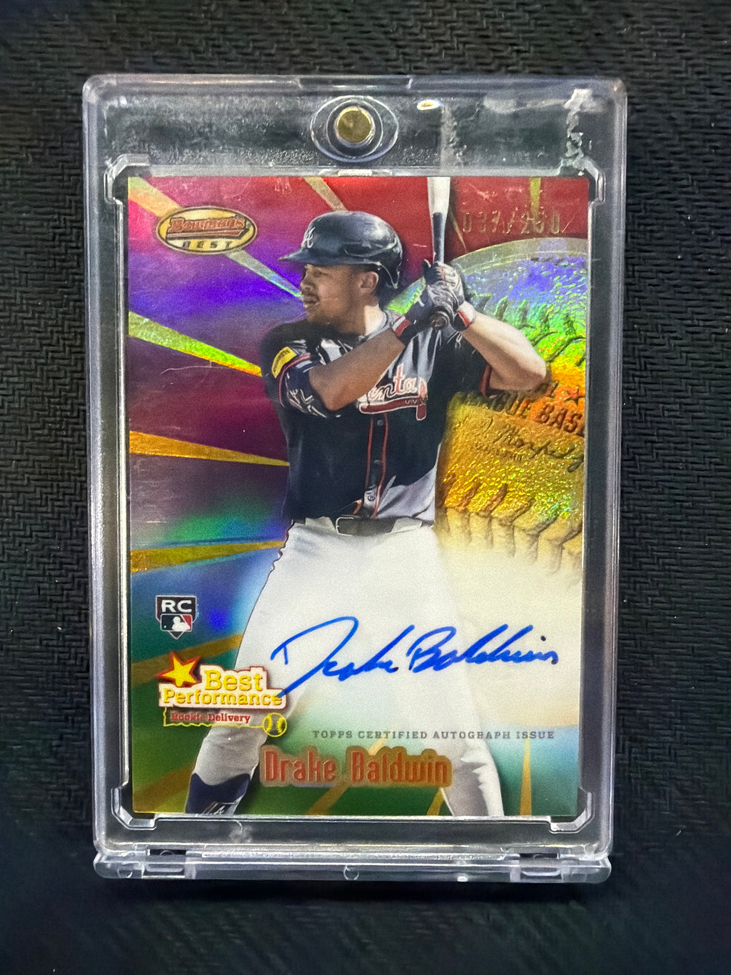 2025 Bowman's Best Drake Baldwin Rookie Auto /250 Braves