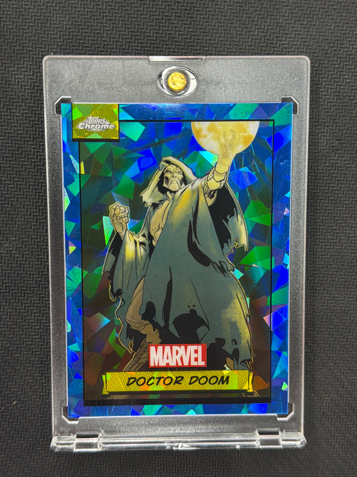 2024 Topps Chrome Marvel Sapphire Doctor Doom #61