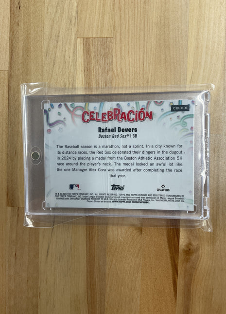 2024 Topps Chrome Rafael Devers Celebracion Case Hit SP