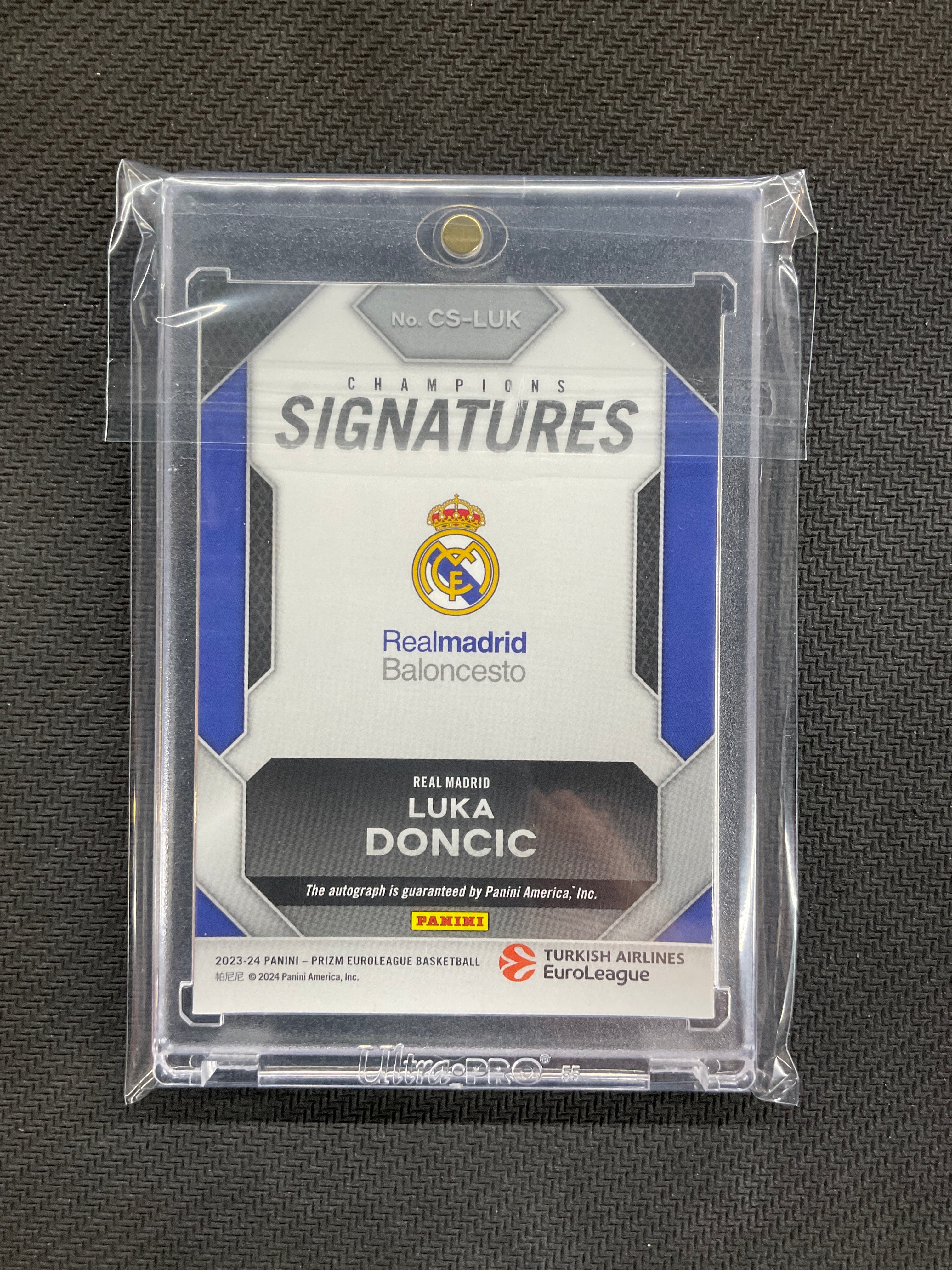 2023-24m Prizm Euroleage Luka Doncic Champions Auto