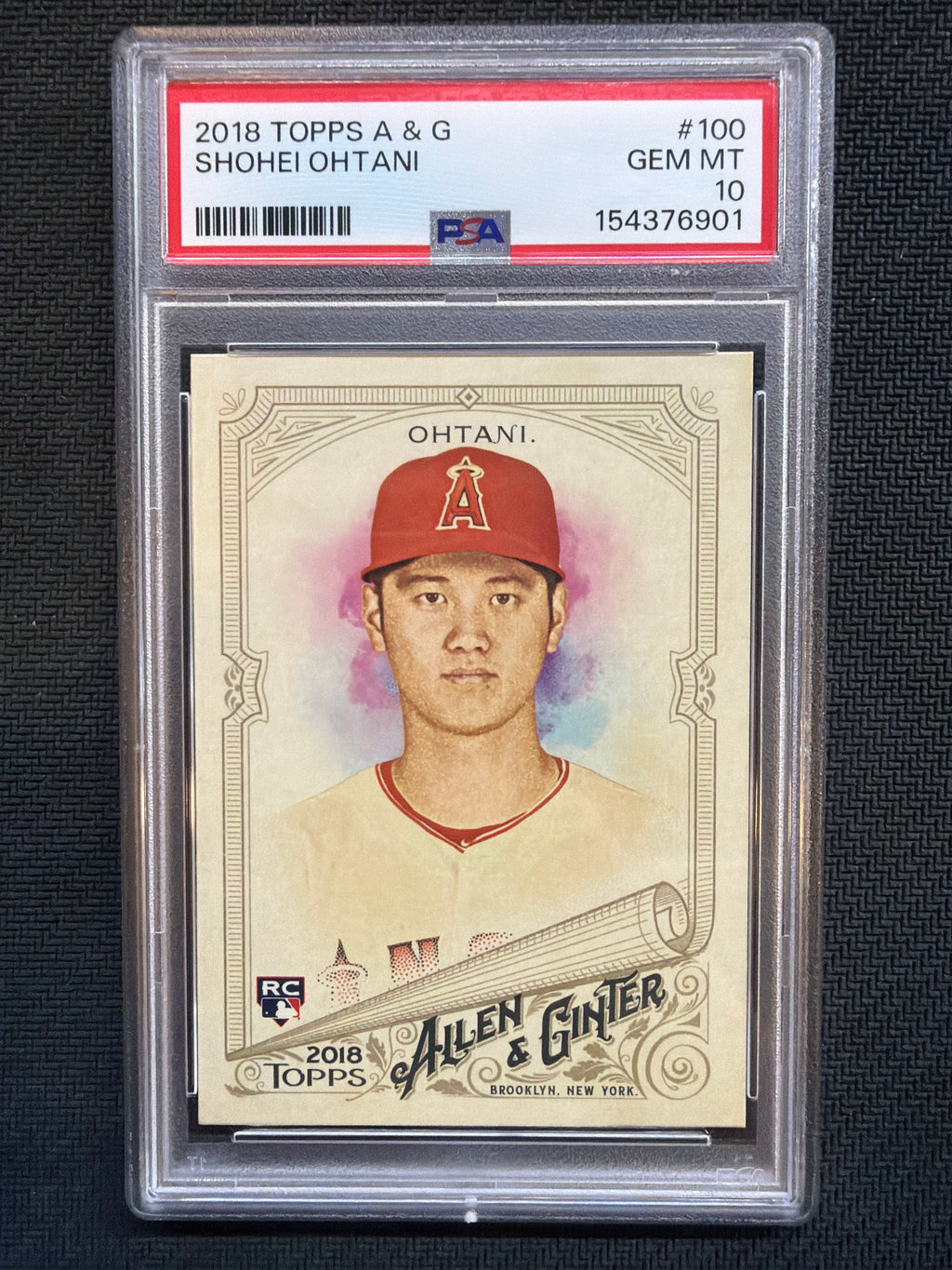 2018 Topps Allen & Ginter Shohei Ohtani #100 Rookie PSA 10 Angels