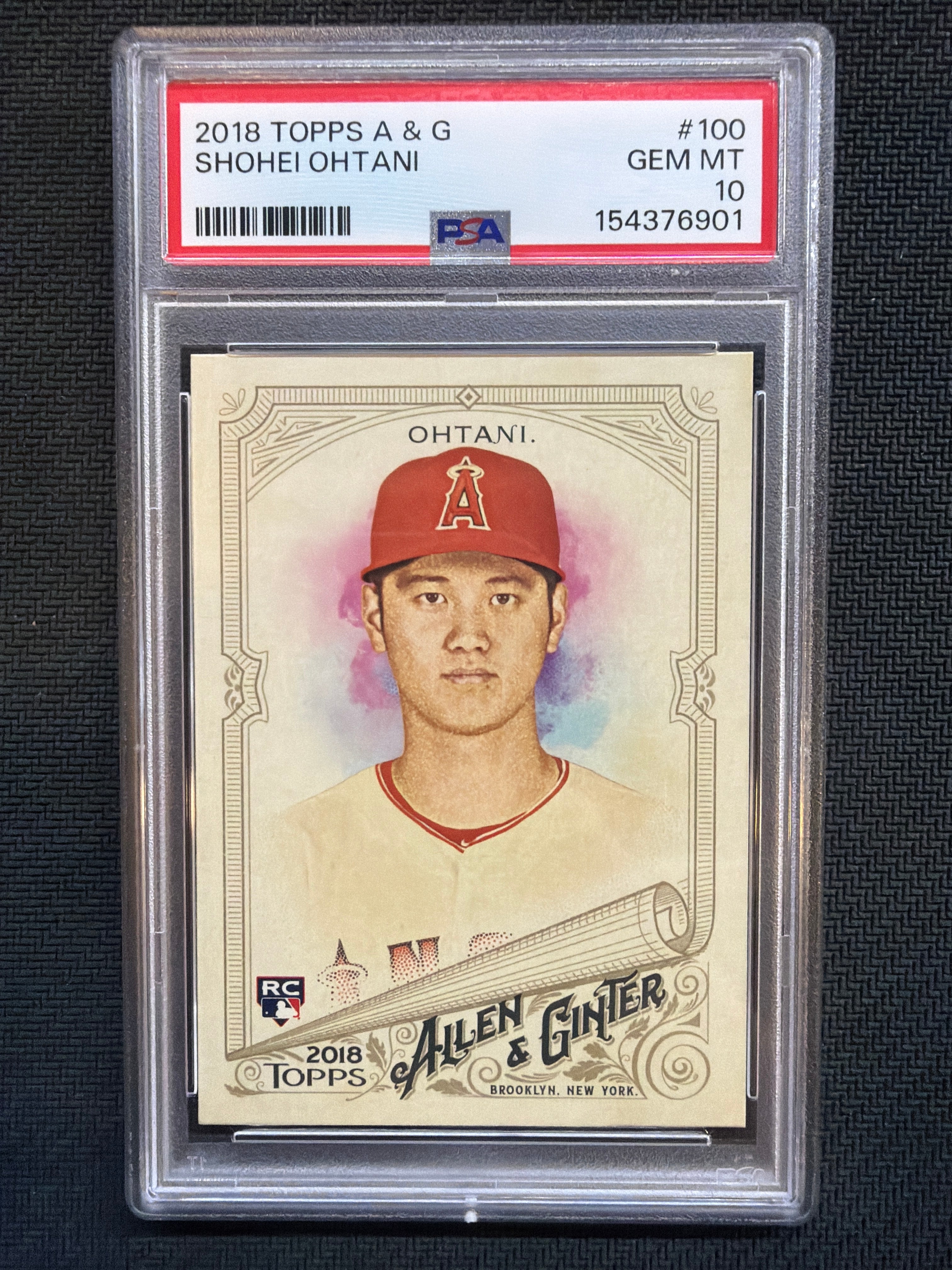 2018 Topps Allen & Ginter Shohei Ohtani #100 Rookie PSA 10 Angels