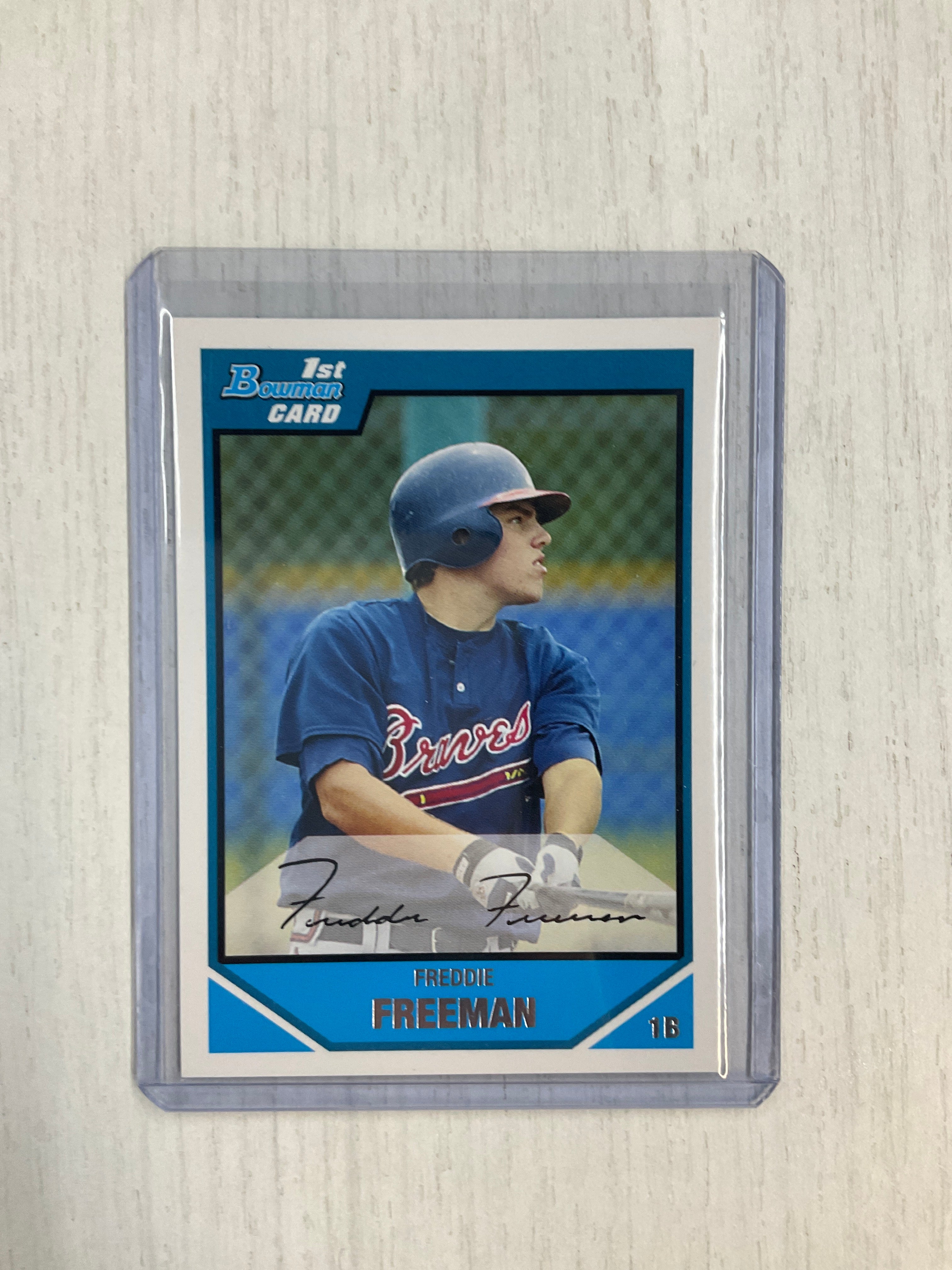 2007 Bowman Freddie Freeman Rookie #BDPP12 Braves