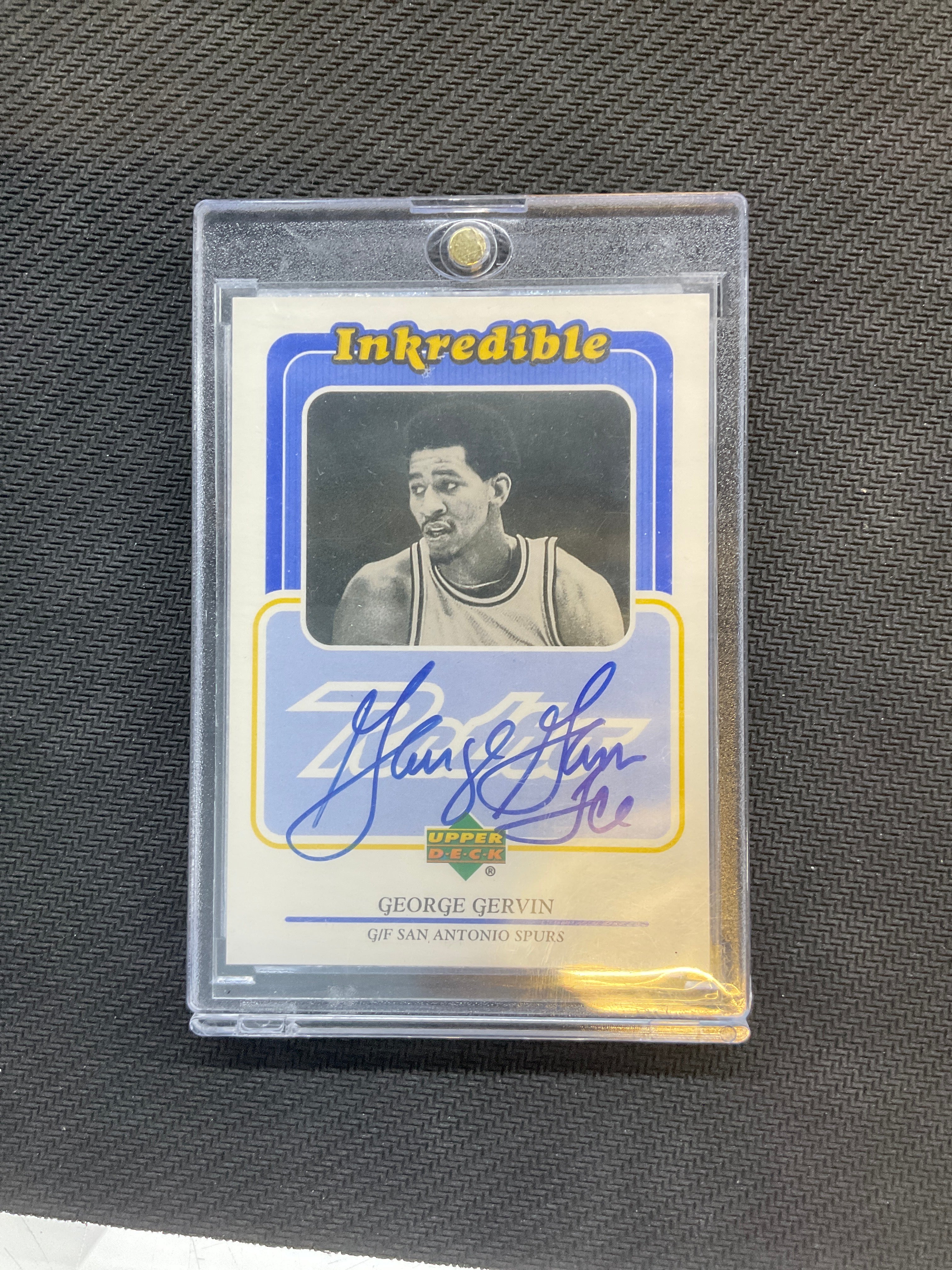1999 Upper Deck George Gervin Auto Spurs