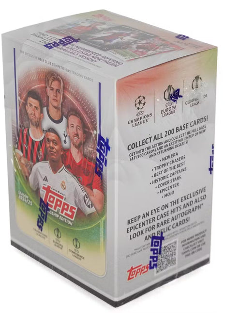 2024/25 Topps UEFA Club Competitions Soccer 7-Pack Blaster Box