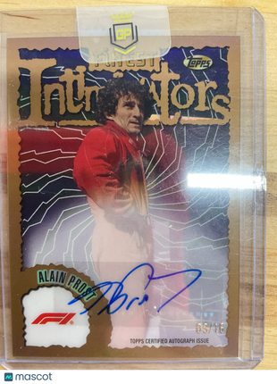 2024 Topps Finest Alan Prost Intimidators Auto /16