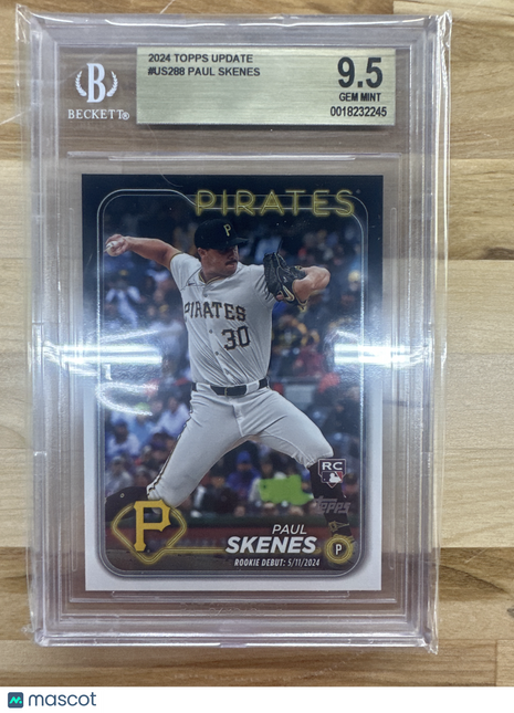 2024 Topps Update Paul Skenes Rookie BGS 9.5 Pirates
