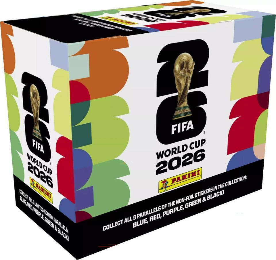 2026 Panini World Cup Soccer Sticker 25 Count Box USA