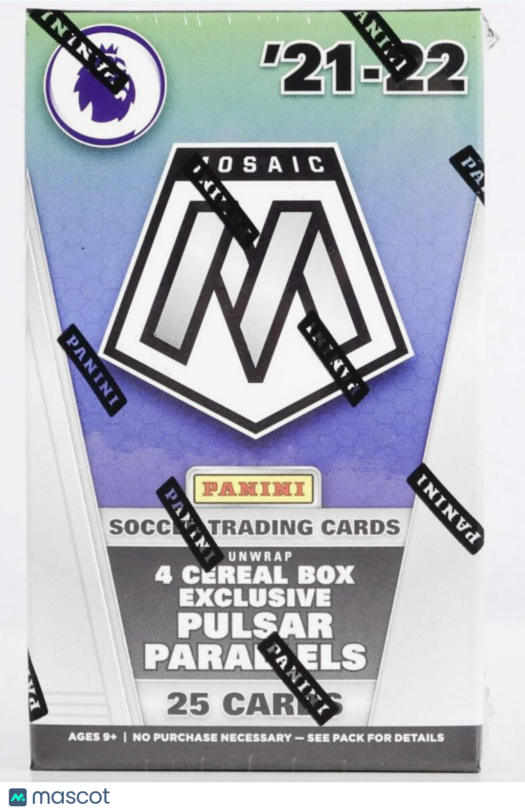 2021-22 Panini Mosaic Cereal Premier League Box