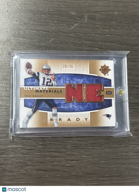 2007 Ultimate Collection - Tom Brady - Ultimate Materials Bronze Patch #UM-TB