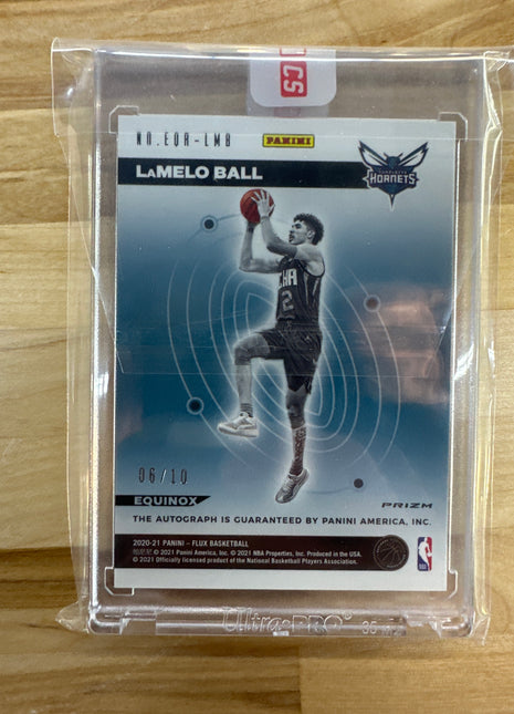 2020-21 Flux LaMelo Ball Equinox Gold Shimmer Auto /10