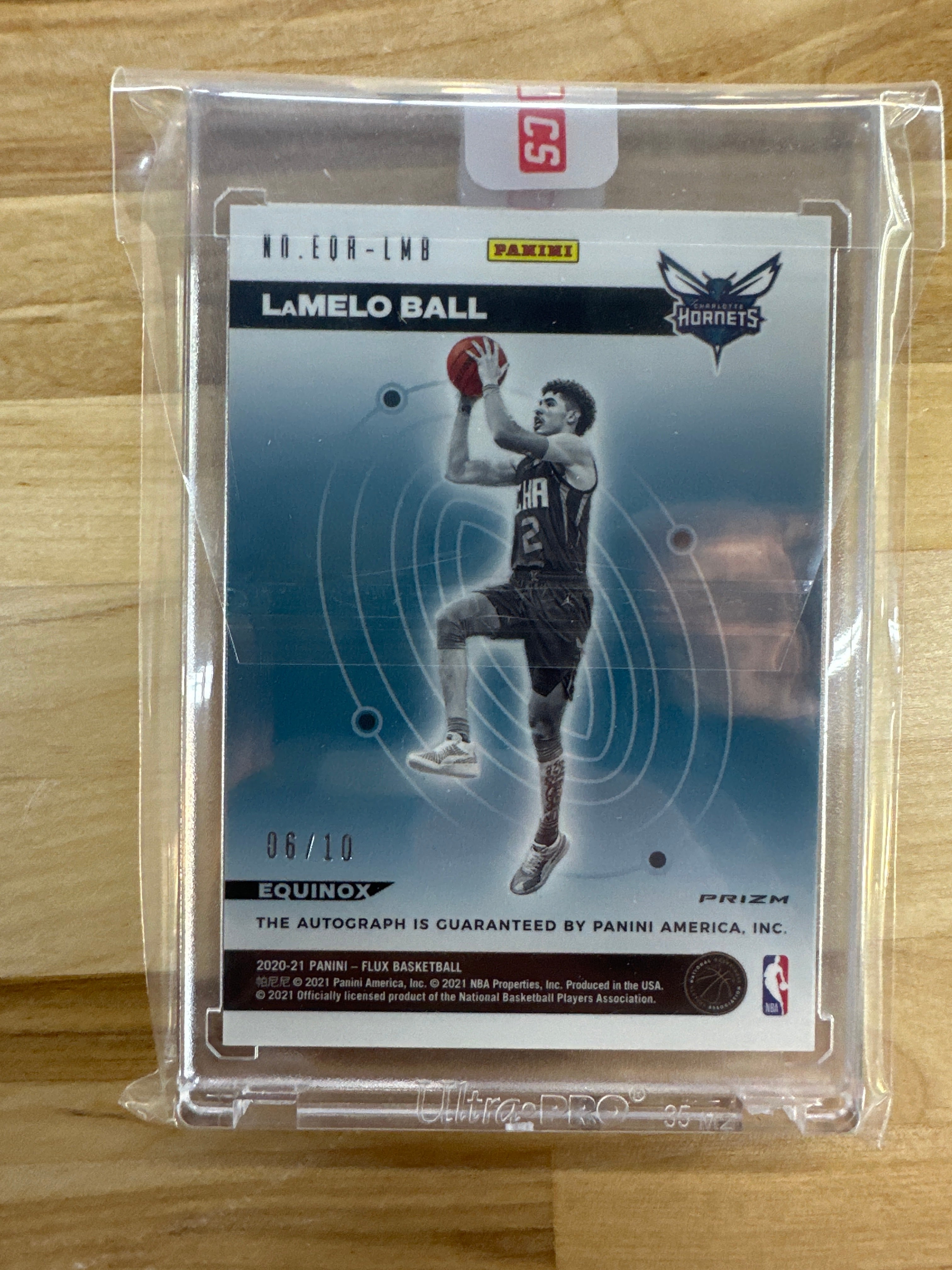 2020-21 Flux LaMelo Ball Equinox Gold Shimmer Auto /10