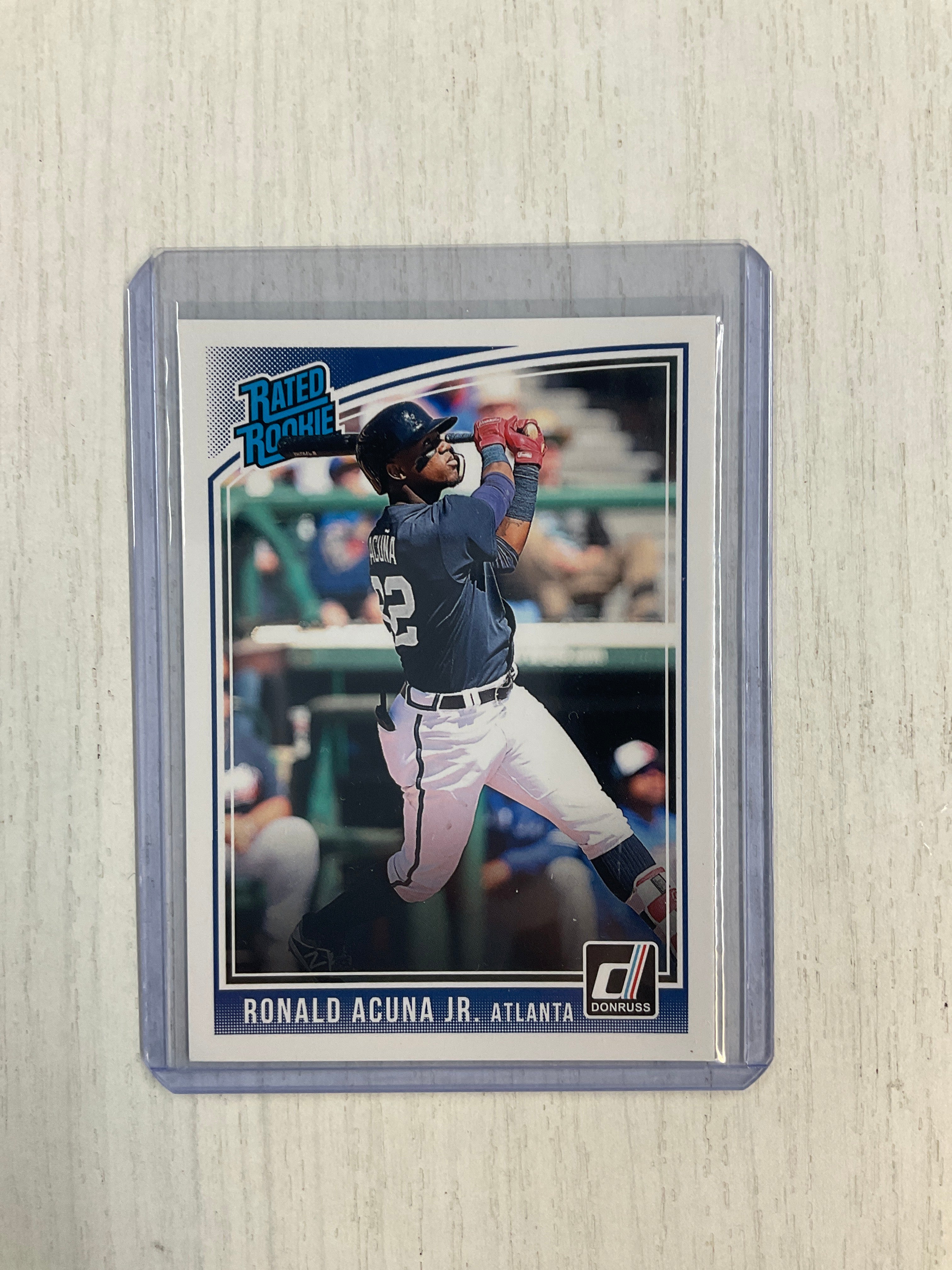 2018 Panini Donruss Ronald Acuna Jr. Rookie Braves