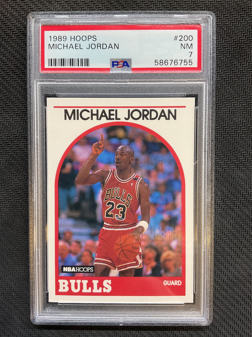 1989 Hoops Michael Jordan PSA 7 Bulls