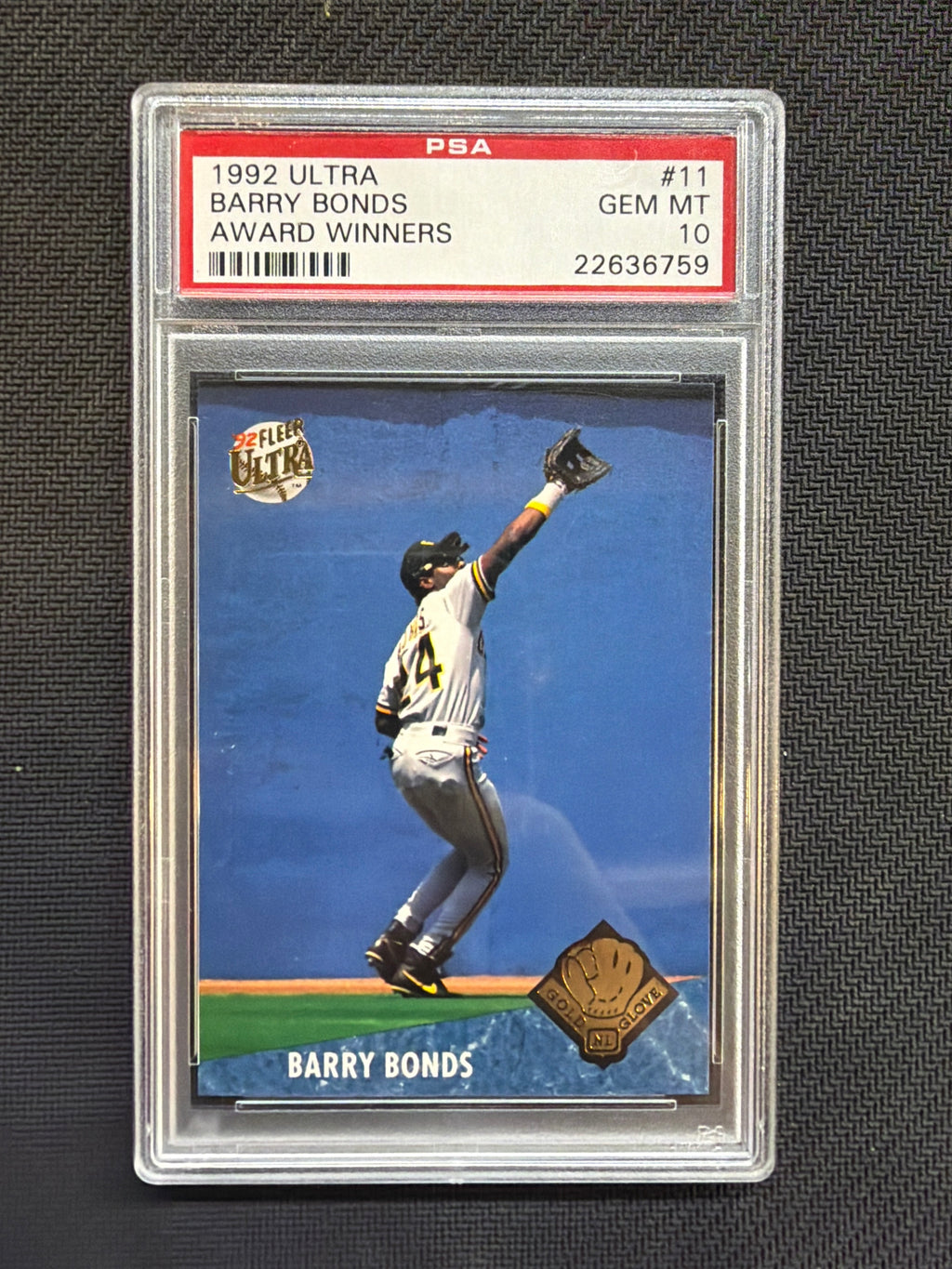 1992 Ultra Barry Bonds Award Winners #11 PSA 10 759