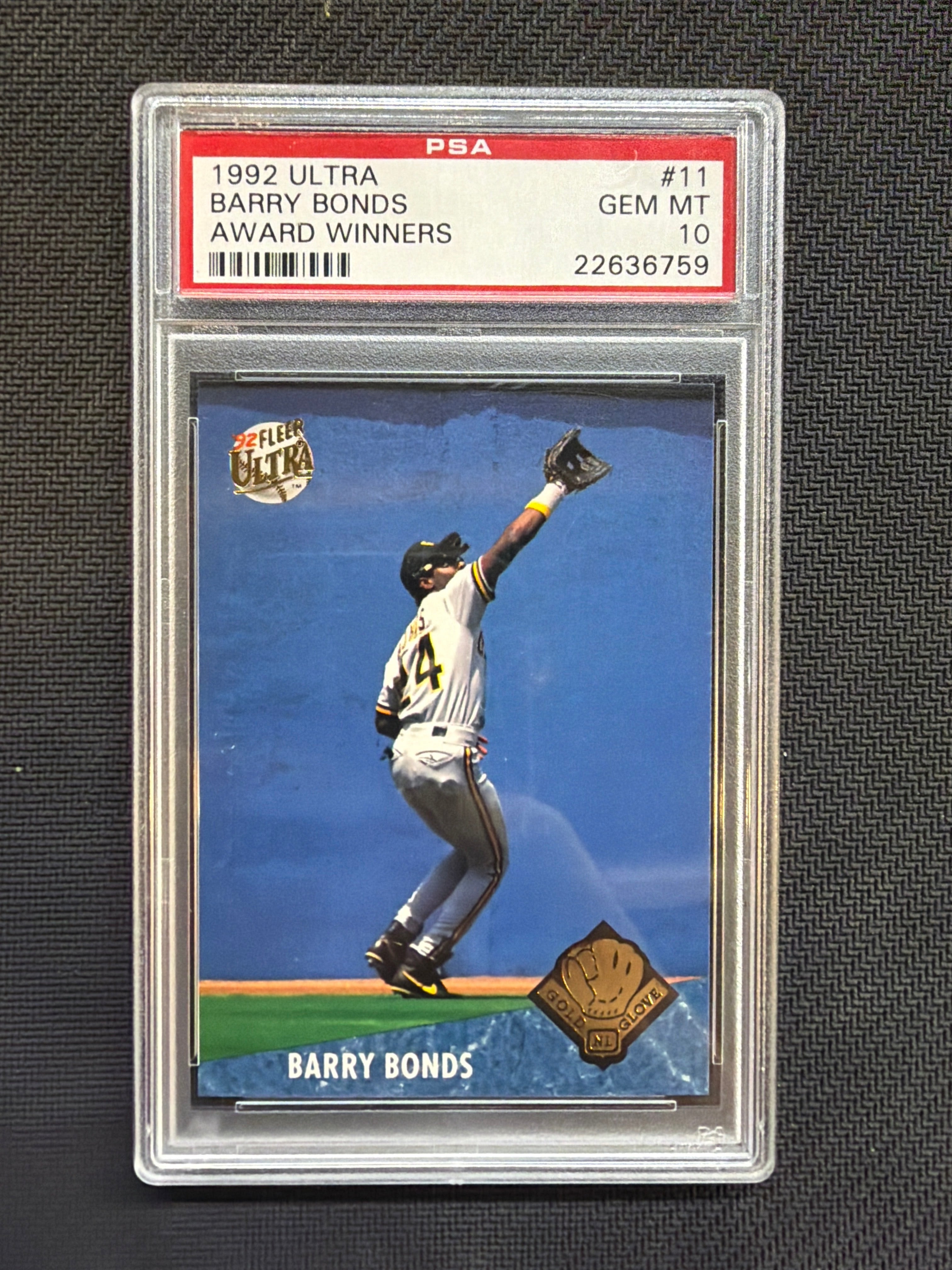 1992 Ultra Barry Bonds Award Winners #11 PSA 10 759
