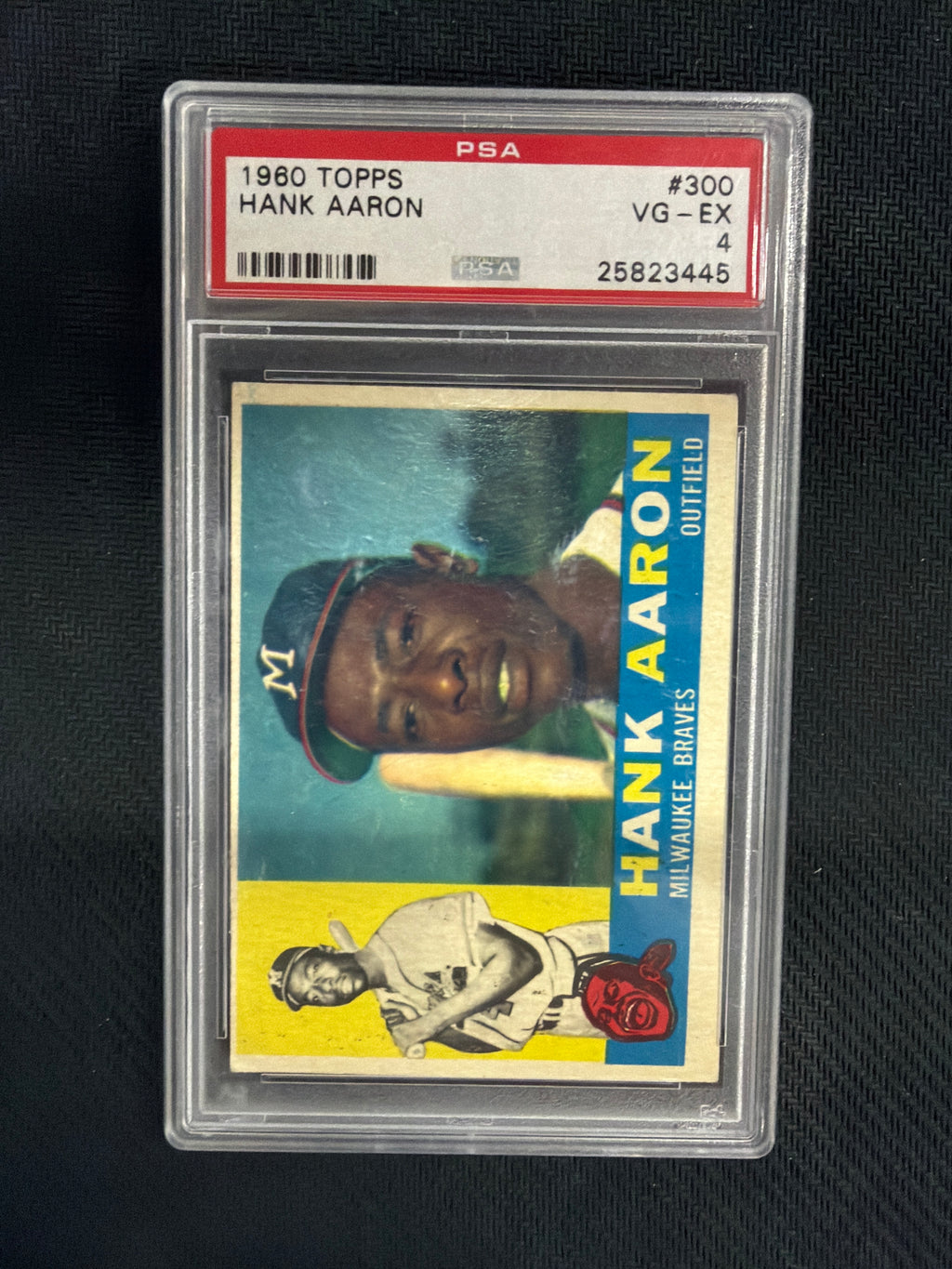 1960 Topps Hank Aaron PSA 4 Braves