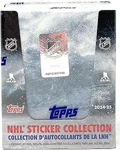 2024/25 Topps NHL Hockey Sticker Collection 50-Pack Box