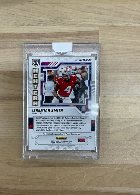 2025 Score Jeremiah Smith Rookie Auto NIL Ohio State