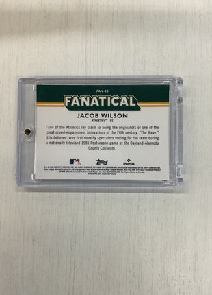 2025 Topps Chrome Jacob Wilson Fanatical
