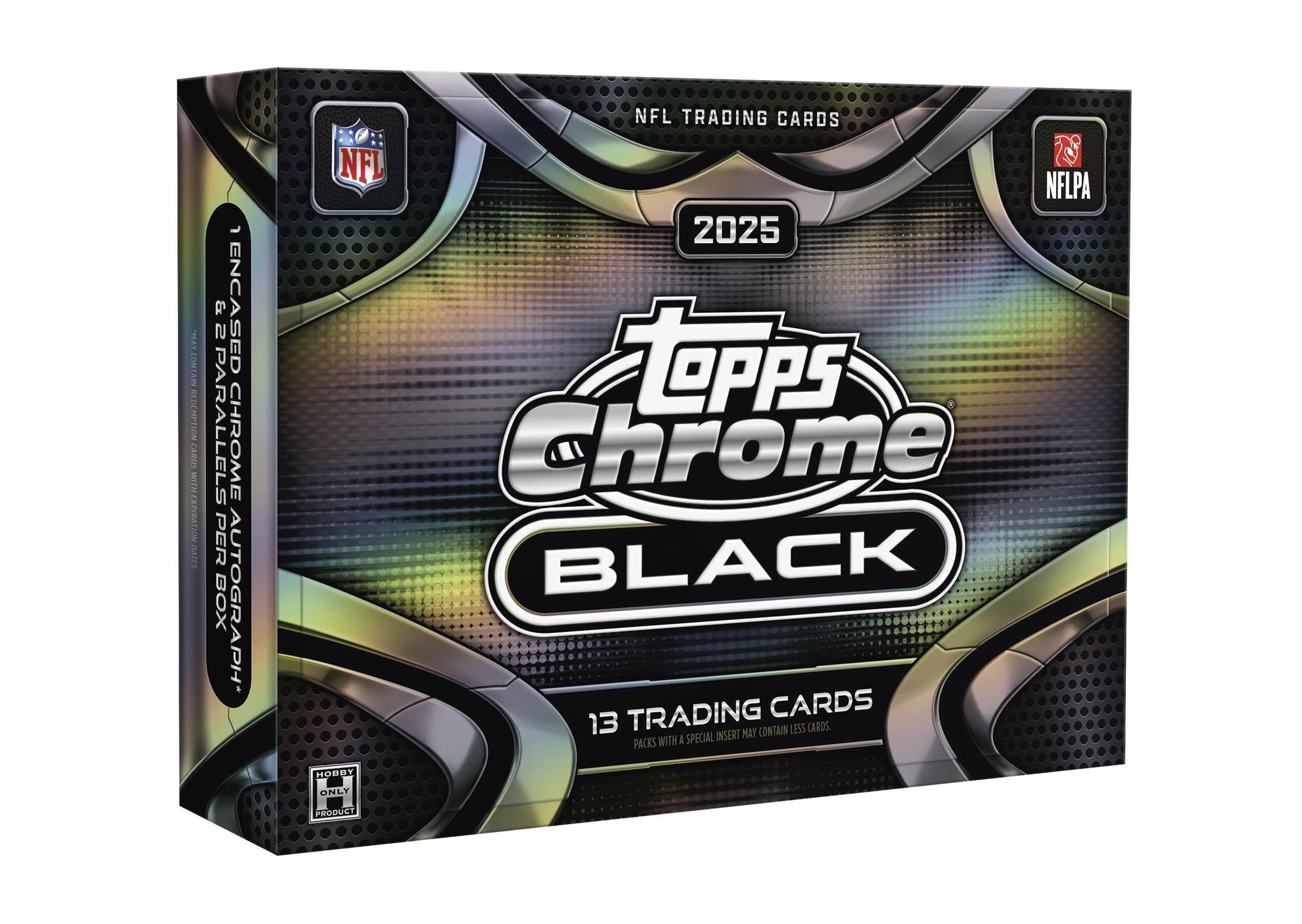 2025 Topps NFL Chrome Black Hobby Box