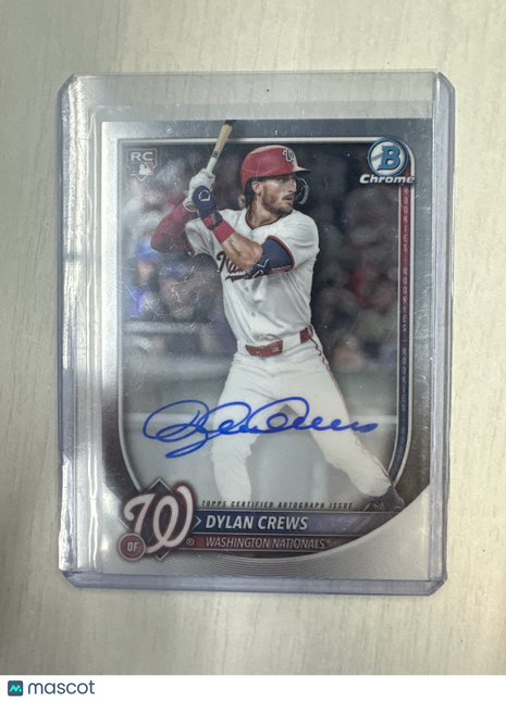 2025 Bowman Chrome Dylan Crews RC On Card Auto