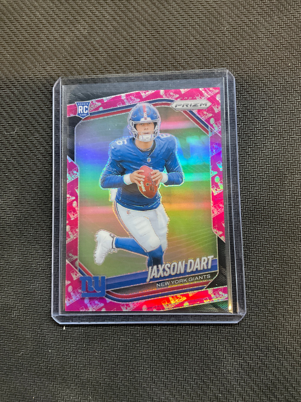 2025 Prizm Jaxson Dart Superbowl /60 Pink Giants