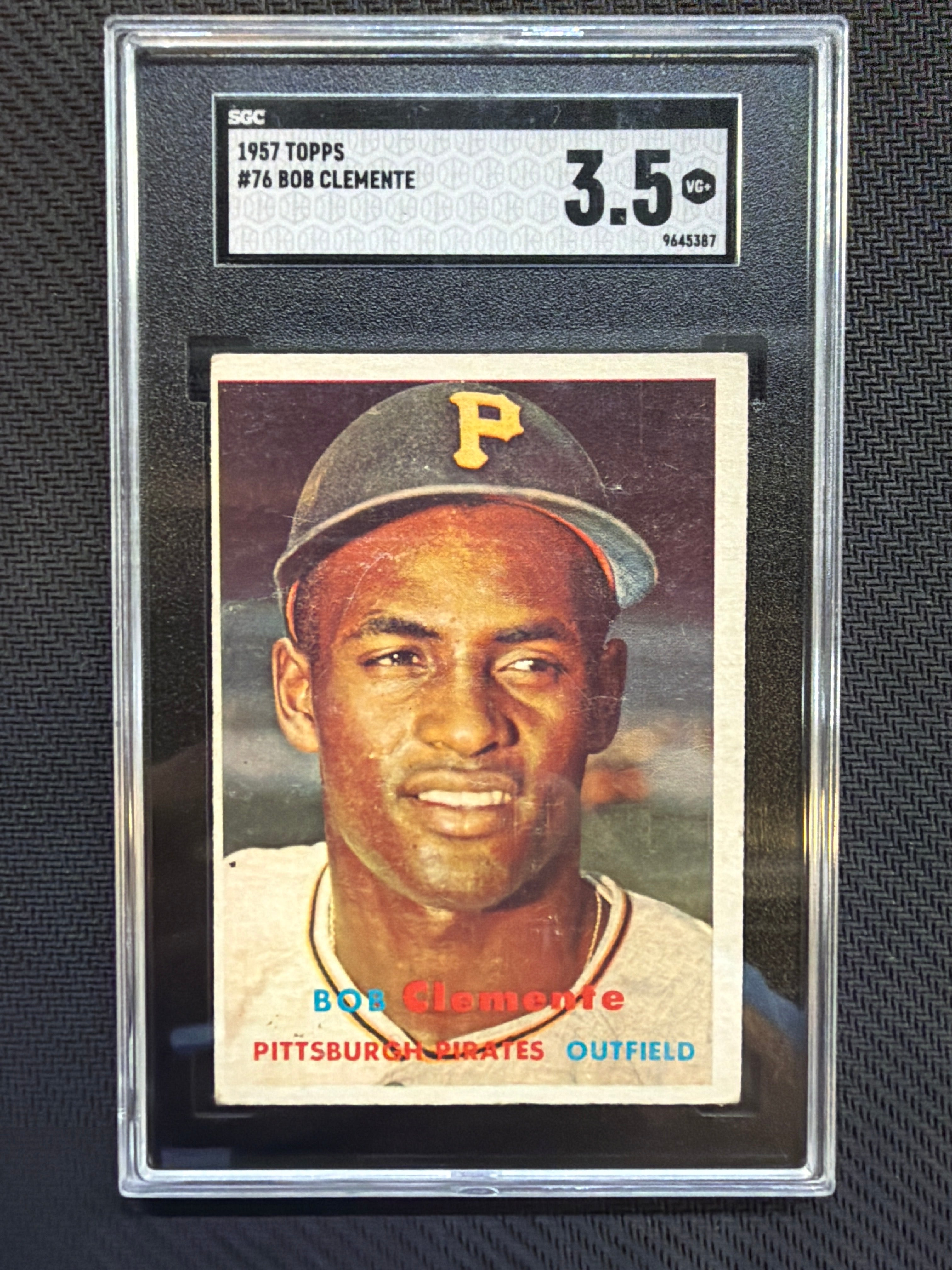 1957 Topps Roberto Clemente #76 SGC 3.5 Pirates