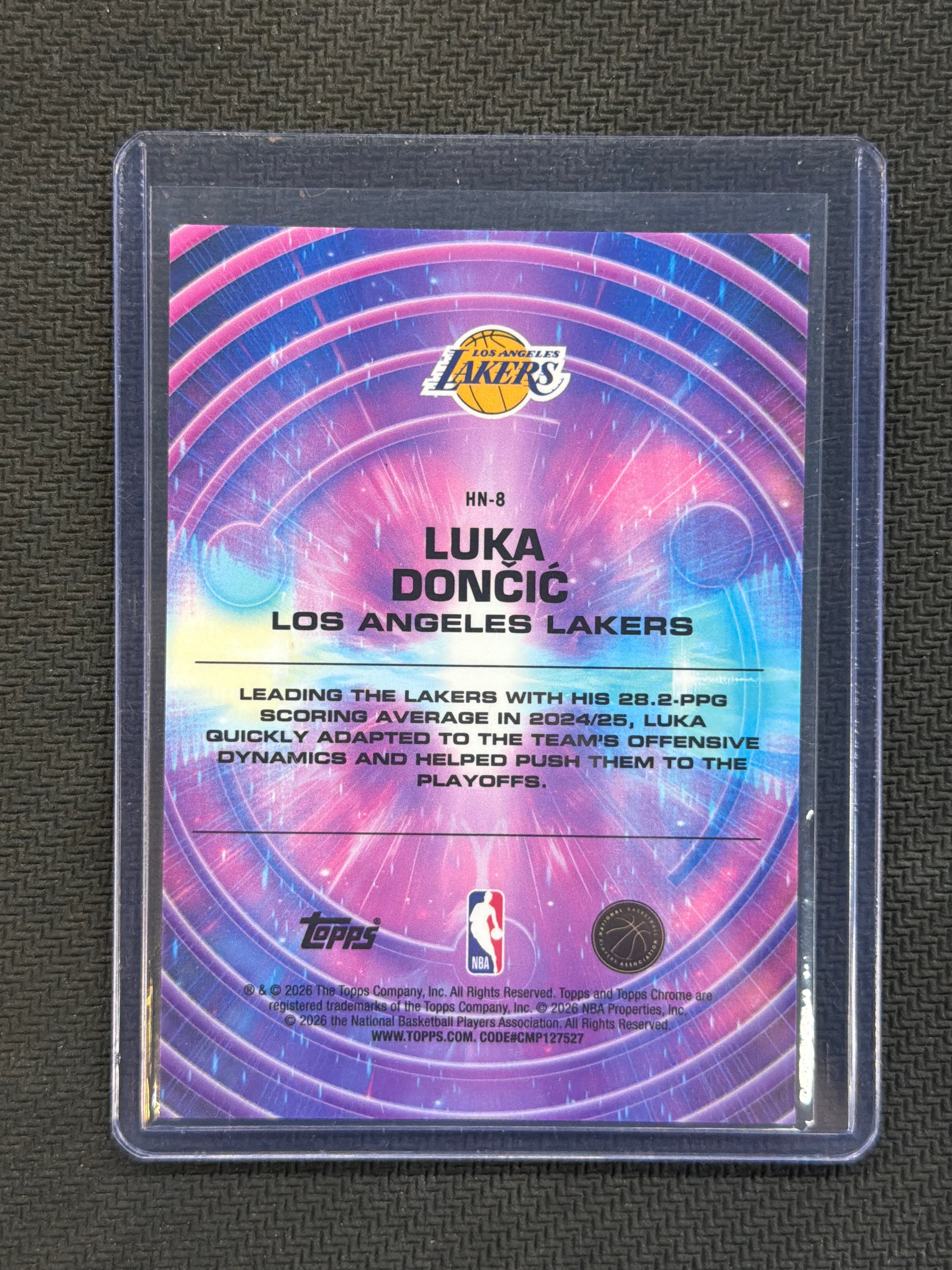 2025-26 Topps Chorme Cosmic Luka Doncic Hypernova Case Hit Lakers