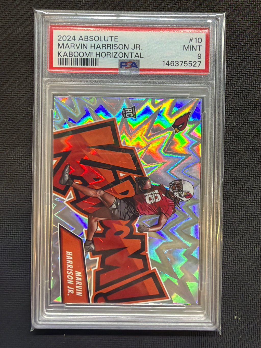 2024 Absolute Marvin Harrison Jr. Kaboom! Horizontal PSA 9 527