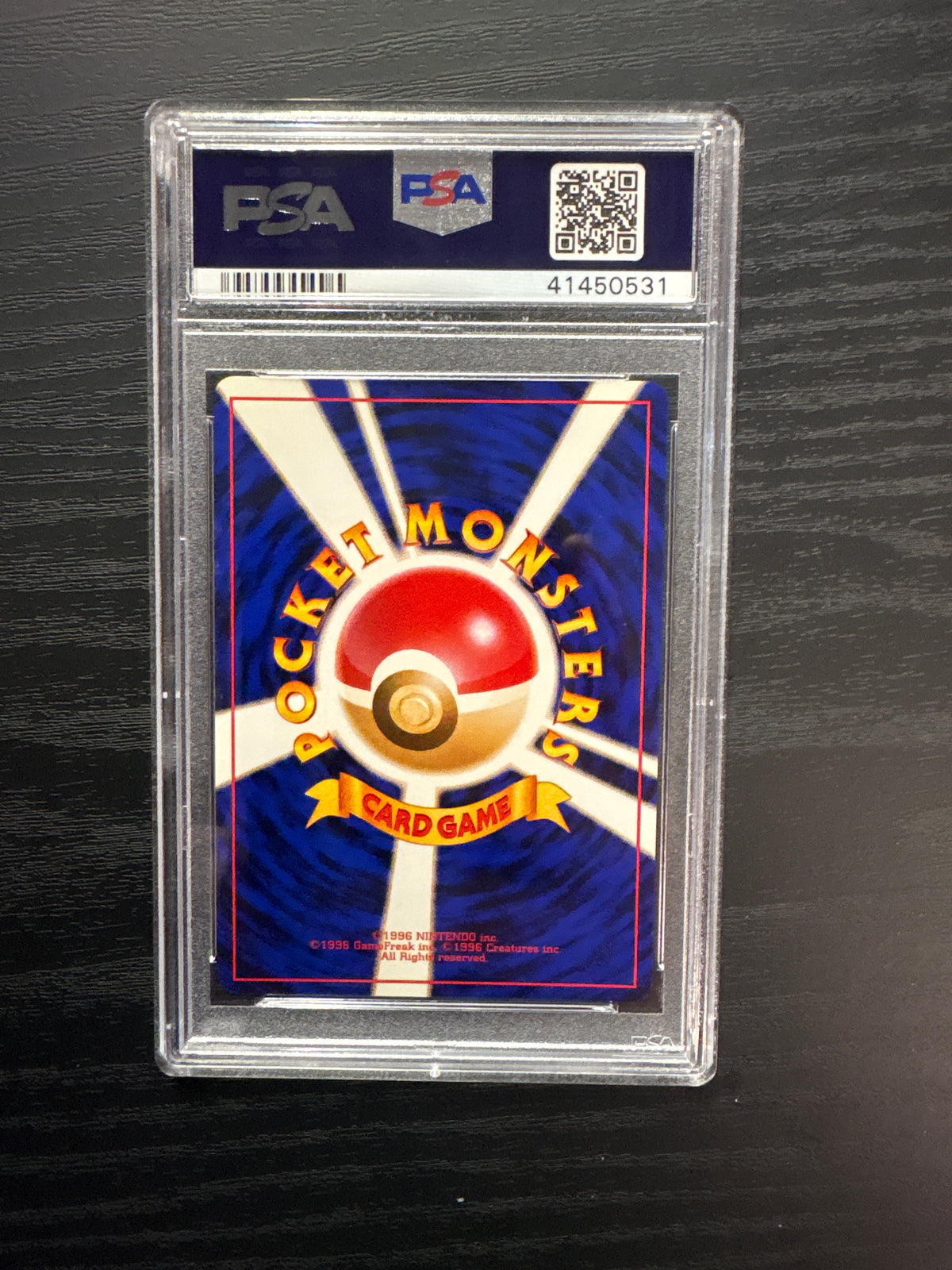 1996 Japanese Pokemon Basic Zapdos Holo 145 PSA 10 - SWIRL!