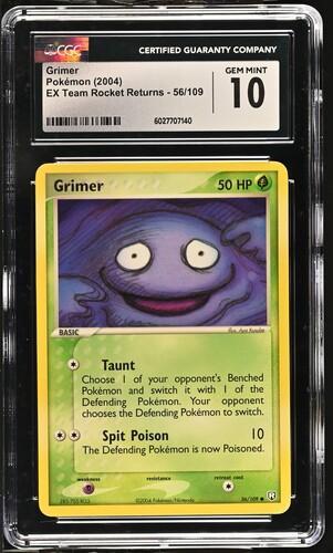 2004 Pokemon Team Rocket Returns Grimer 56 CGC 10