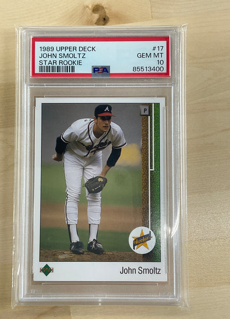 1989 Upper Deck John Smoltz Star Rookie PSA 10