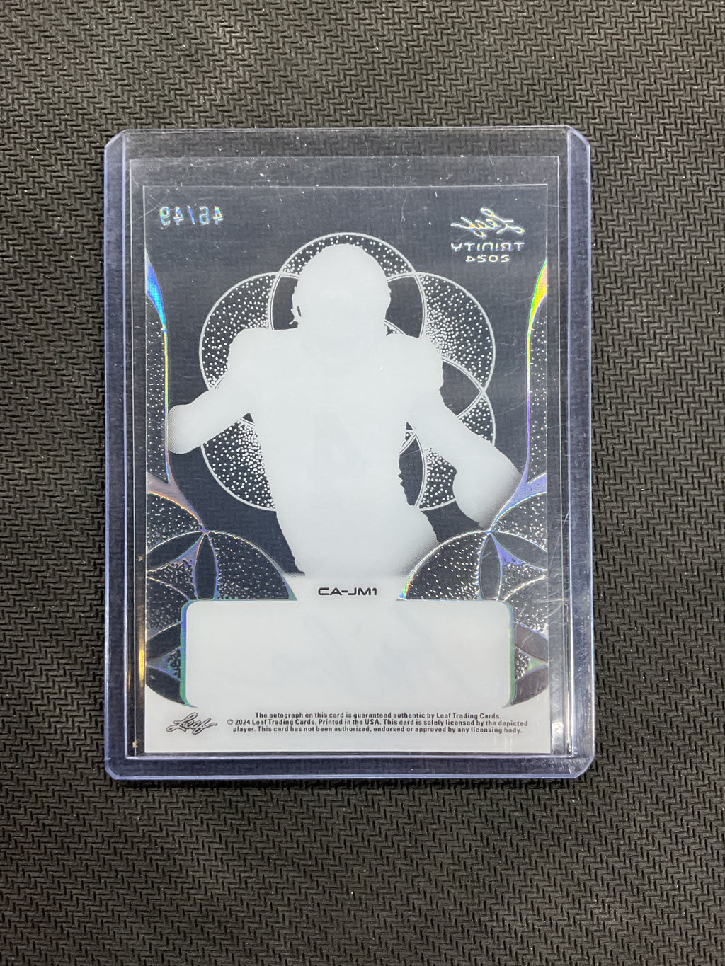 2024 Leaf Trinity Jalen Milroe Auto /49 Alabama