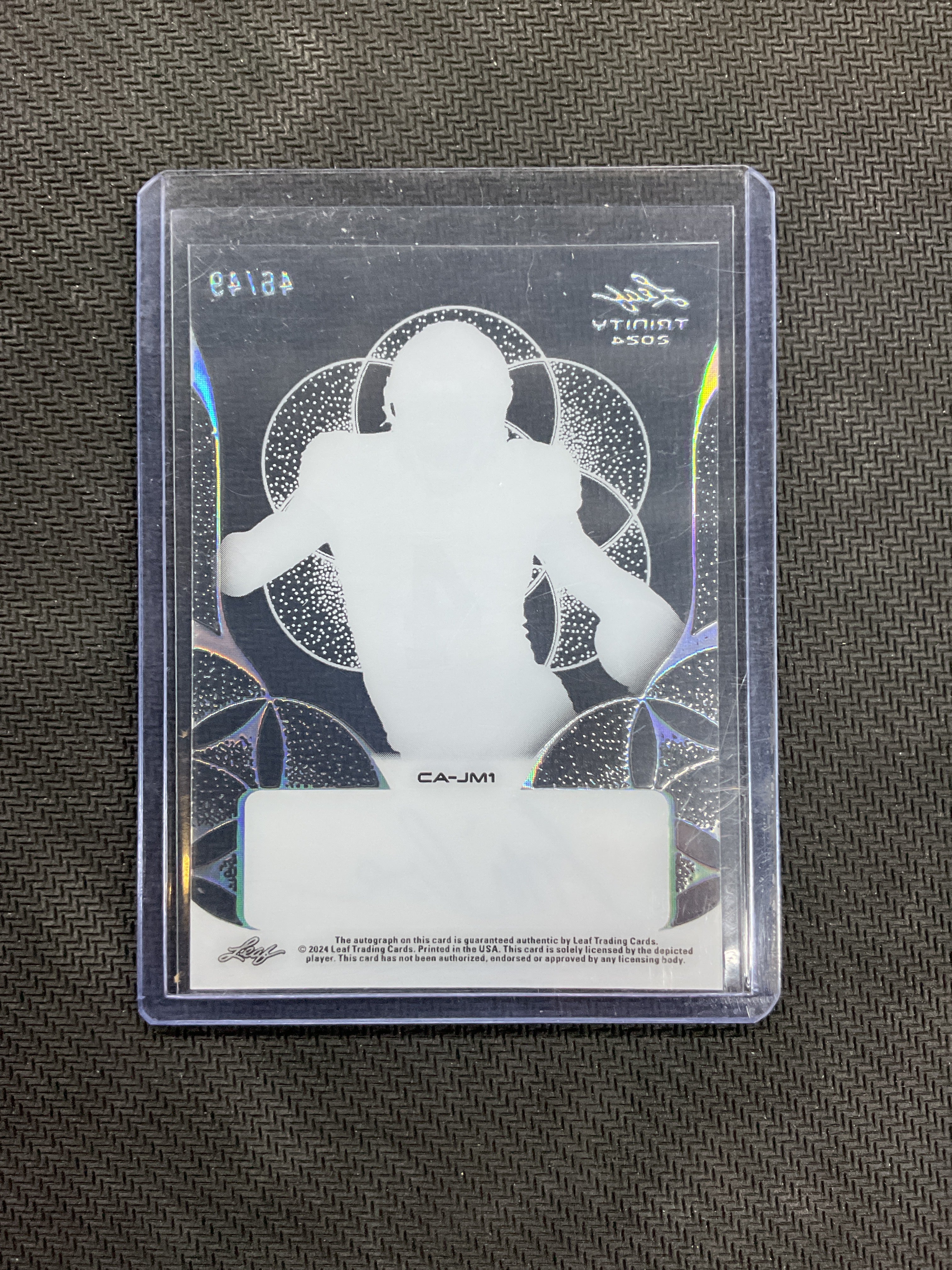 2024 Leaf Trinity Jalen Milroe Auto /49 Alabama